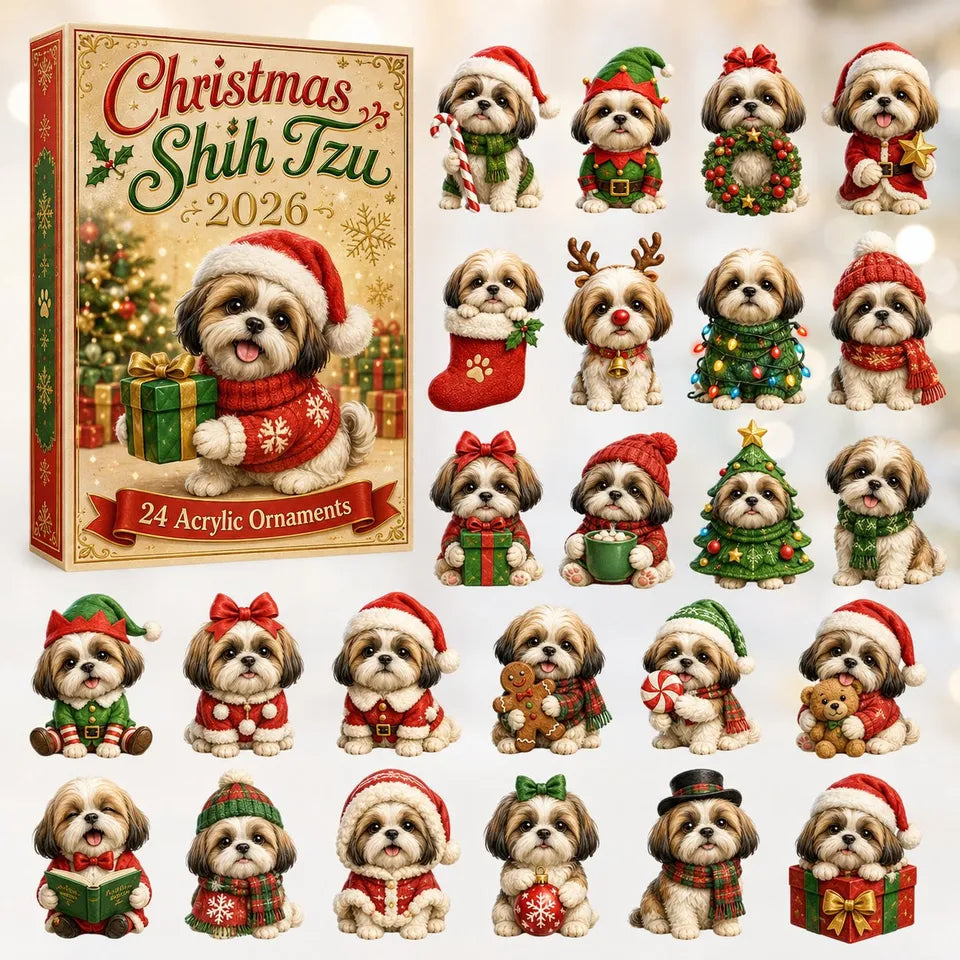 Christmas Shih Tzu Advent Calendar 2026